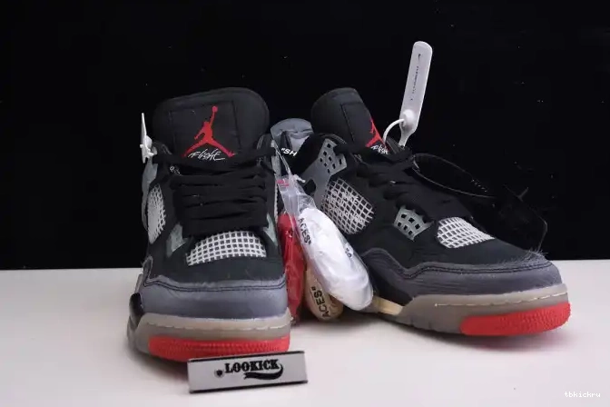 Cheap TBkick 4 Air CV9388-001 White Off Bred Jordan Retro x 0519